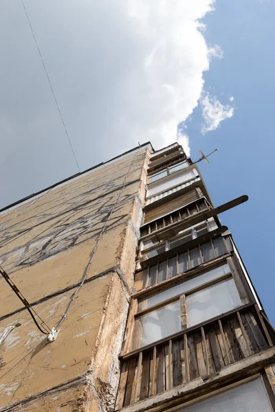 Rus yapı soyut ve gökyüzü — Stok fotoğraf