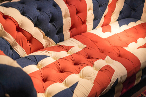 Union Jack Flag English Sofa