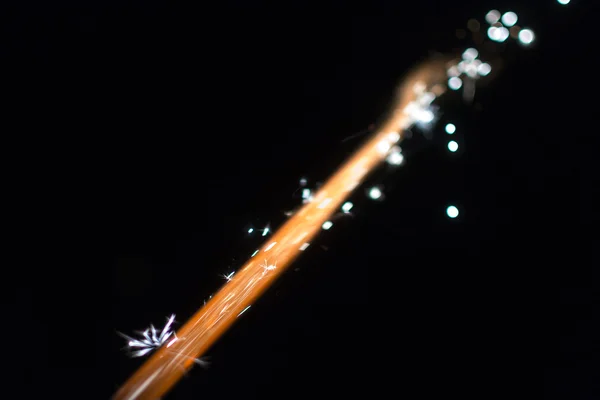 Fireworks Sparks And Nght Sky — Stock Photo, Image