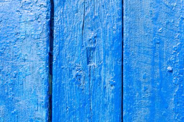 Eski mavi ahşap doku
