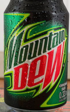 Mountain Dew taze ıslak olabilir