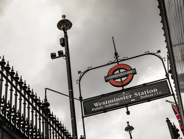 U-Bahn-Station Westminster — Stockfoto