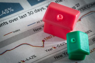 Konut modelleri ve batan hisse senedi fiyatları piyasa