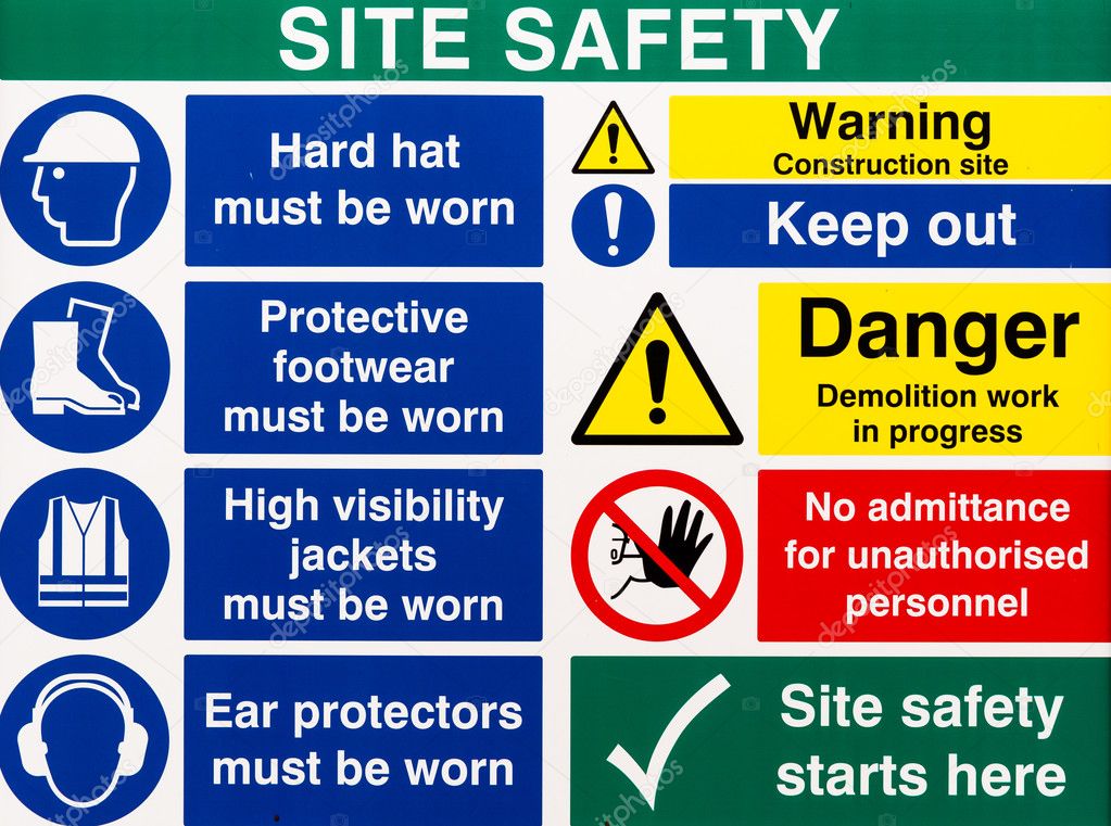 Site Saftey Warning Signs