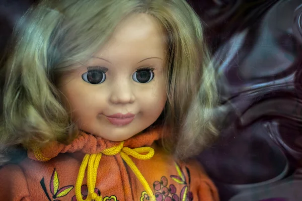 人形の顔のクローズ アップ — ストック写真
