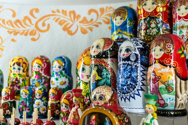 Russian Matryoshka Nesting Dolls — Stock Photo, Image