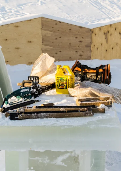 Werkzeuge zur Eisskulptur — Stockfoto