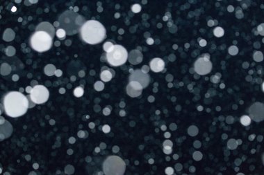 Natural Falling Snow Shower at Night