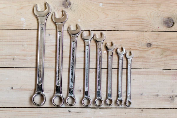 DIY Set of Wrench Home Spanners — Stock Photo, Image
