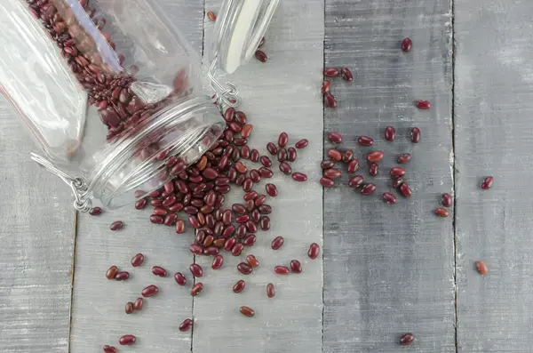 Kidney beans in a jar — Stock Photo, Image