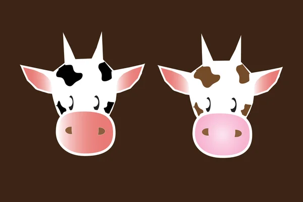 Cows vector — Stock Vector