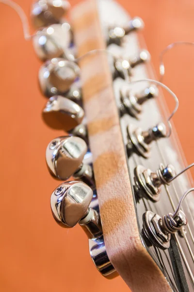 Detaljer för gitarr — Stockfoto