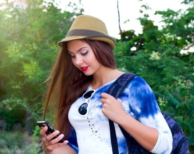 Summer close-up portrait