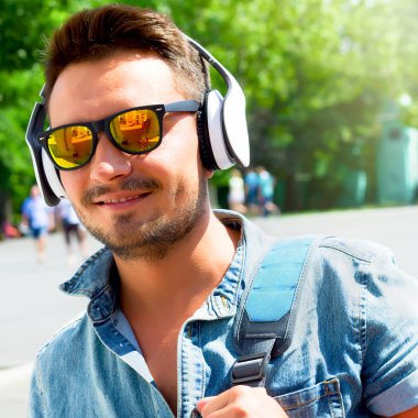 Yaz yakın moda portre