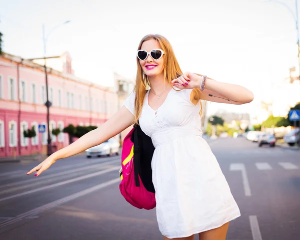 Summer trendy portrait — Stock Photo, Image