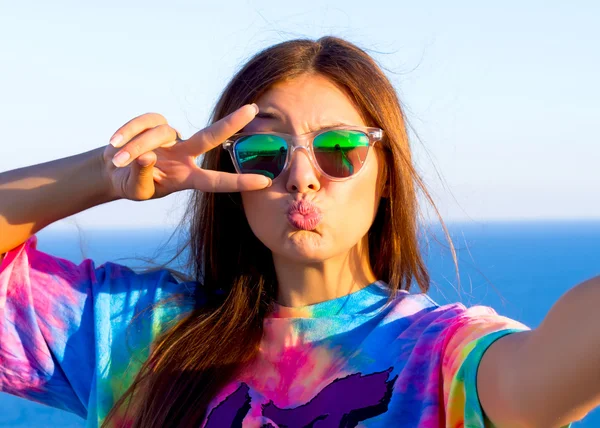 Retrato de verano de moda al aire libre —  Fotos de Stock