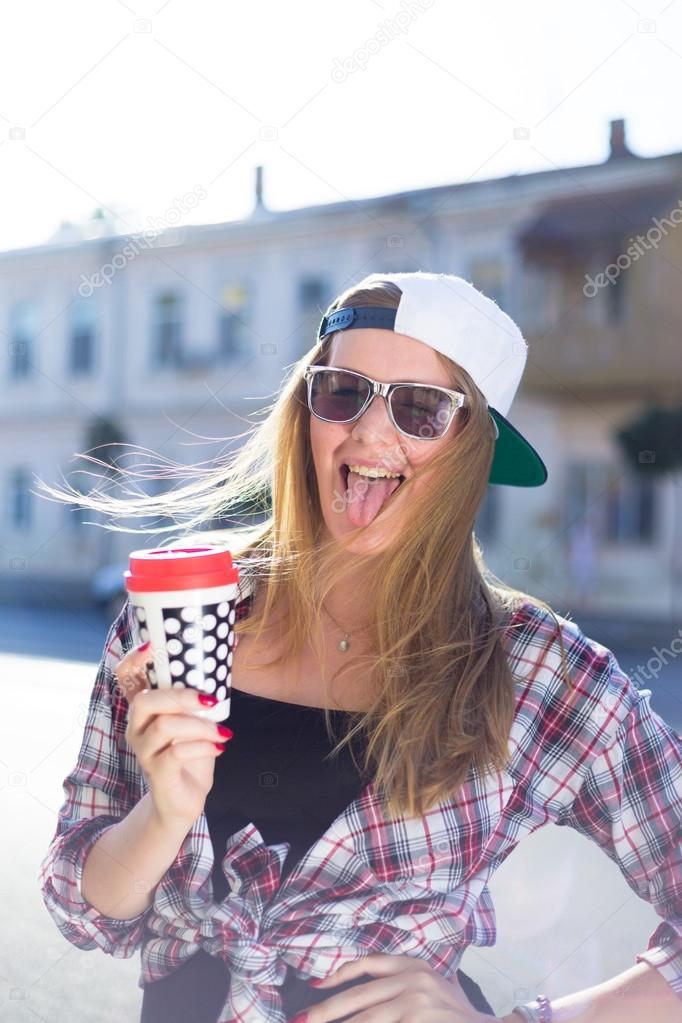 Summer outdoor fashion portrait