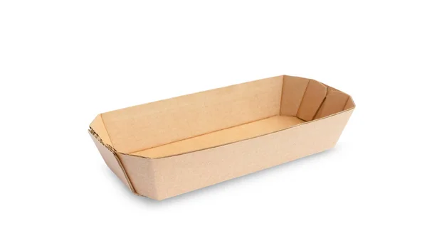 Cardboard Box Food Storage Box Isolate — Stock Photo, Image