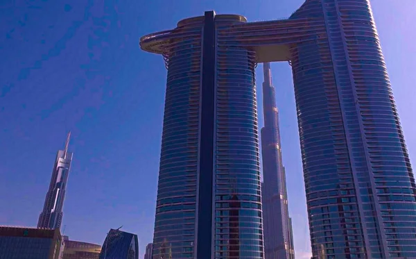 Skönheten Dubai Stad — Stockfoto