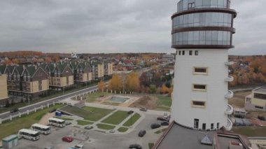 Modern Binası, havadan görünümü