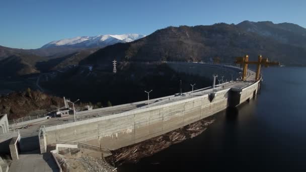 Central hidroeléctrica — Vídeo de stock