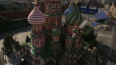 Kızıl Meydan ve kremlin, havadan görünümü