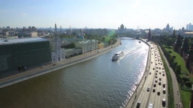 Popüler Simgesel Yapı - Kremlin, Moskova havadan görünümü