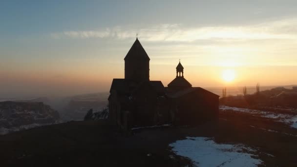 Armenia, monasterio de Saghmosavank, siglo XIII — Vídeo de stock