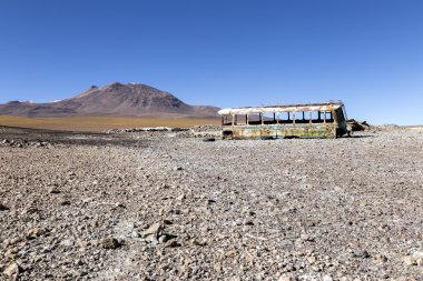 Atacama içinde sihirli otobüs