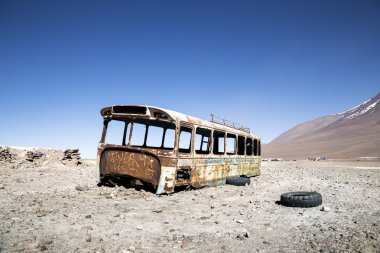 Magic Bus in Atacama clipart