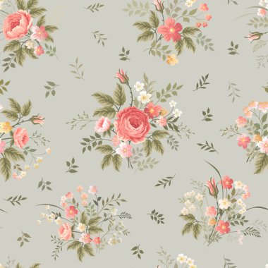 Kusursuz çiçek deseni