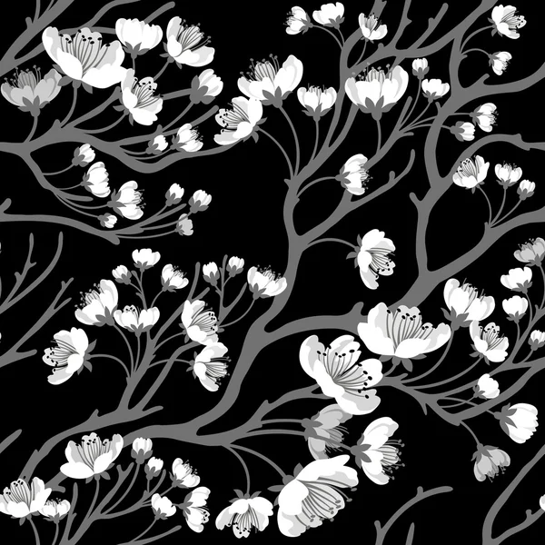 Modèle floral sans couture — Image vectorielle