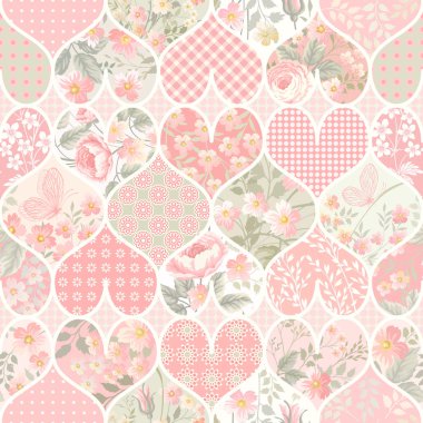 sorunsuz patchwork desen