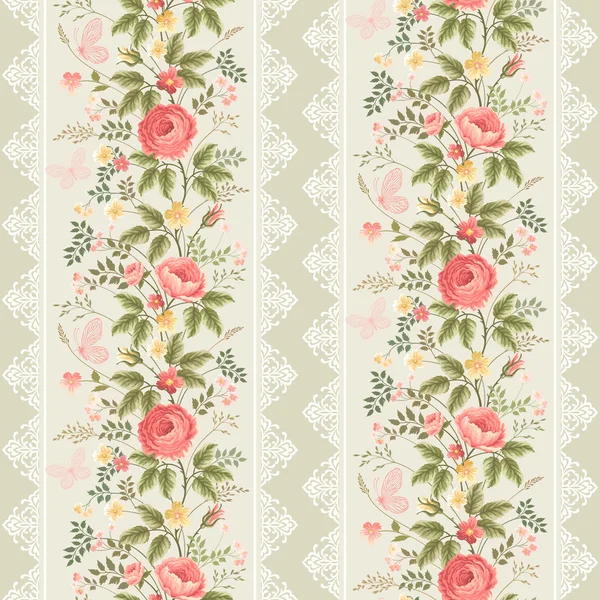 çiçek sınırları ile Seamless Modeli