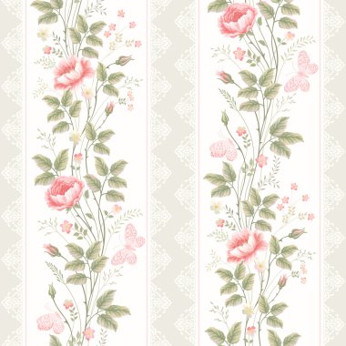 çiçek sınırları ile Seamless Modeli