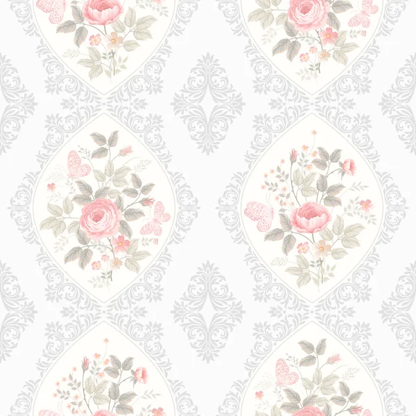 sorunsuz çiçek desenli dantel ile