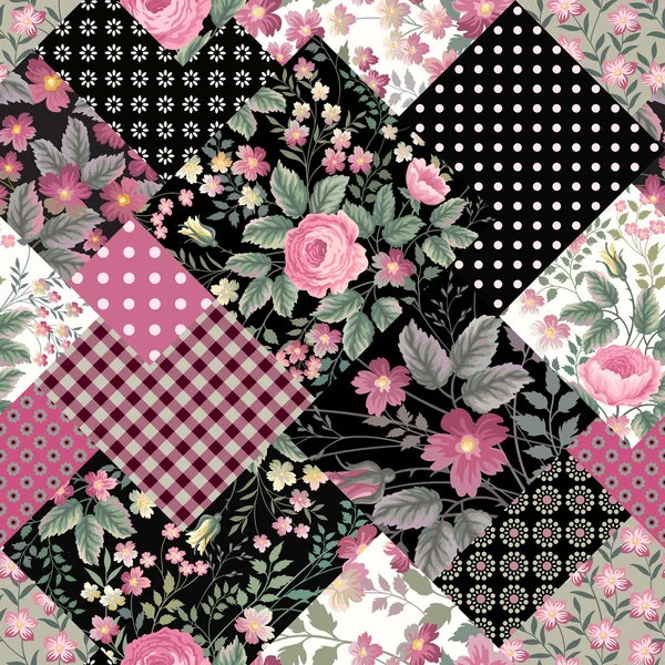 sorunsuz patchwork desen