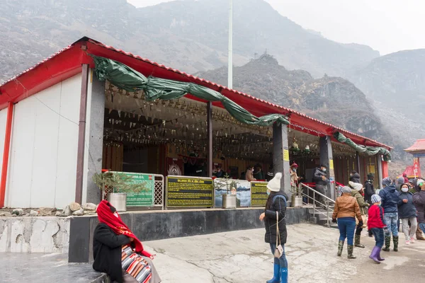 Mars 2021 Gangtok Sikkim Inde Célèbre Temple Baba Harbhajan Avec — Photo