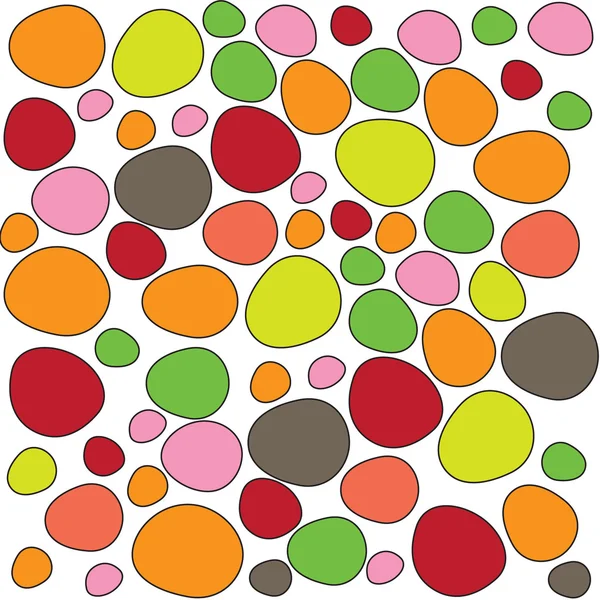 Colorful stones pattern — Stock Vector