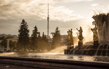 Moskova 'daki VDNKH sergi merkezi.