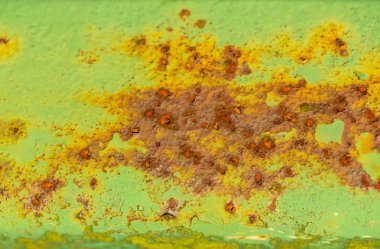 eski paslı boyalı metal arka plan