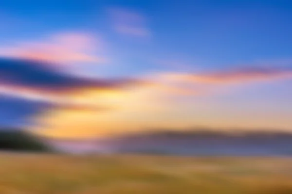 Suddig abstrakta landskap av morgon ängen — Stockfoto