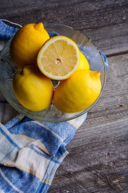 Limon eski ahşap tablo