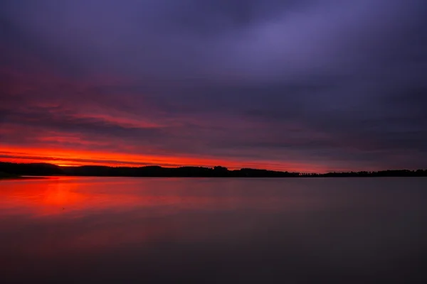 Schöner Himmel nach Sonnenuntergang — Stockfoto