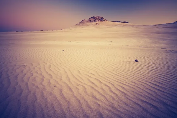 Vintage photo of sand dunes landscape — Stock Photo, Image