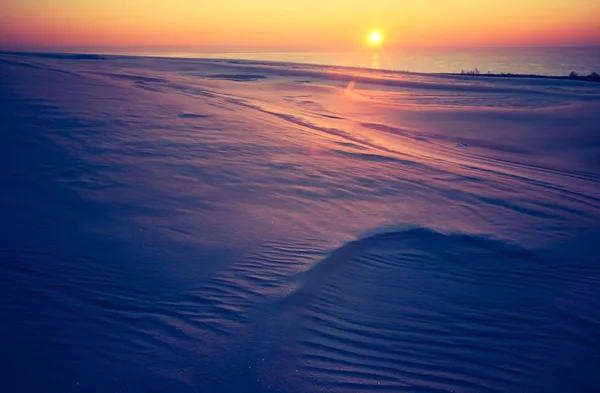 Vintage foto de dunas de areia paisagem — Fotografia de Stock