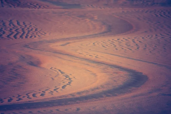 Vintage foto de dunas de areia paisagem — Fotografia de Stock