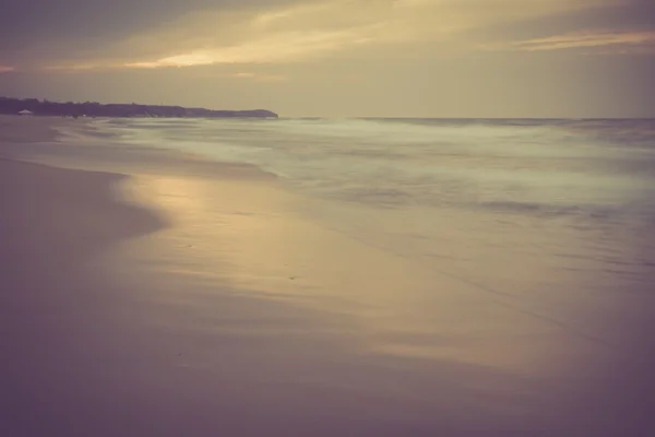 Vintage photo of shore at landscape — Stock Photo, Image