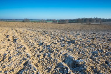 sürülmüş alan manzara