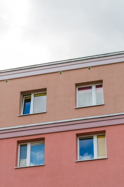 Blok bina daireler yakın çekim